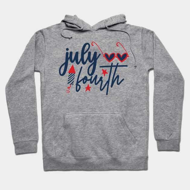 Independence Day July Hoodie by Saldi